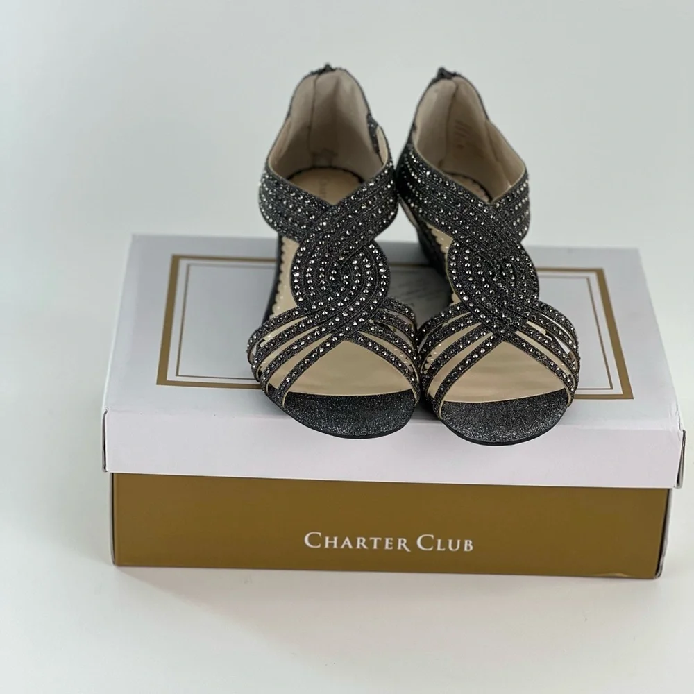 Charter Club Ginifur Wedge Sandals
